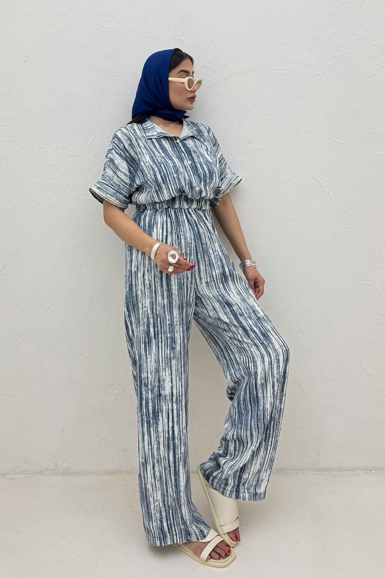 اورال کمرکش یقه سه سانت پرینتی کد 6