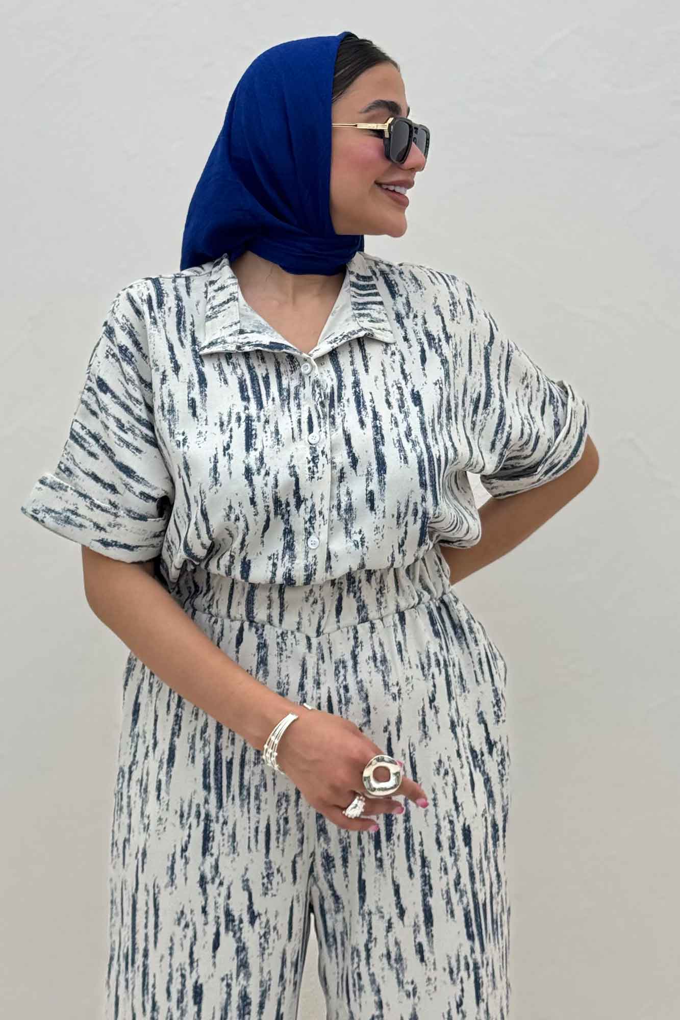 اورال کمرکش یقه سه سانت پرینتی کد 5