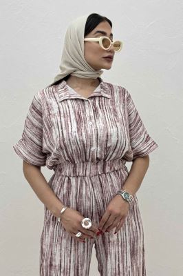 اورال کمرکش یقه سه سانت پرینتی کد 6