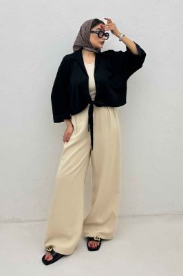 شومیز گره ای تک جیب REMO