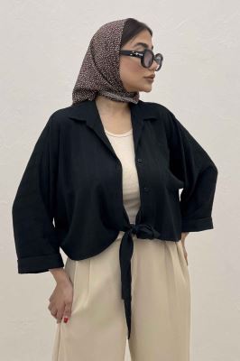 شومیز گره ای تک جیب REMO