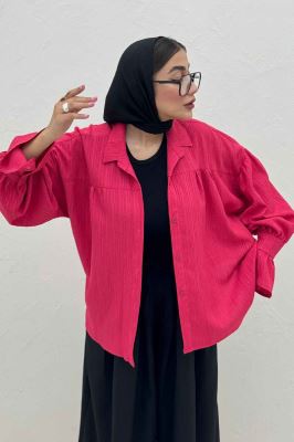 مانتو کریشه مچ چین دار