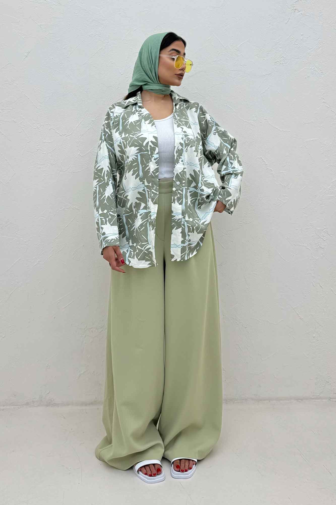 مانتو پری طرح دار یقه آبشاری