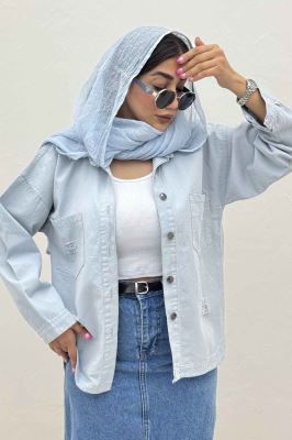 مانتو کتان پایین هلال T P (کوتاه)