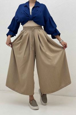 دامن شلواری دور کش شانتون کجراه