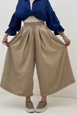 دامن شلواری دور کش شانتون کجراه