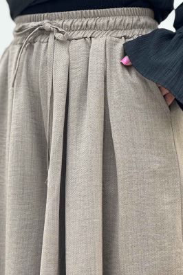 دامن شلواری دور کش شانتون کجراه