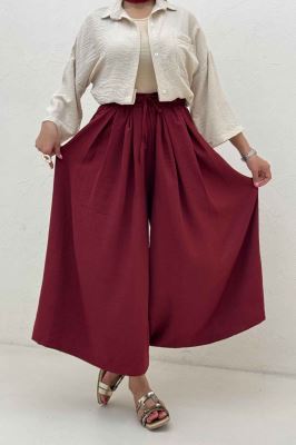 دامن شلواری دور کش شانتون کجراه