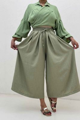 دامن شلواری دور کش شانتون کجراه