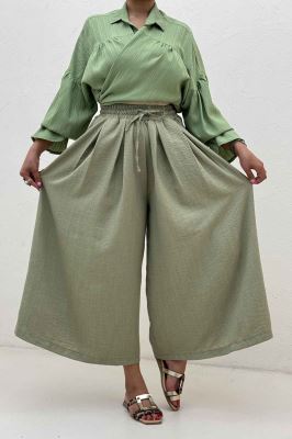 دامن شلواری دور کش شانتون کجراه