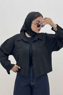 مانتو لینن سه جاف پهن TR