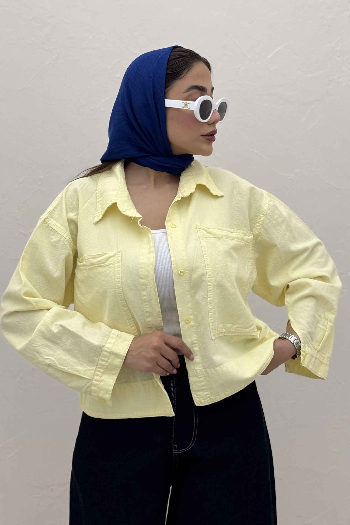 مانتو لینن سه جاف پهن TR