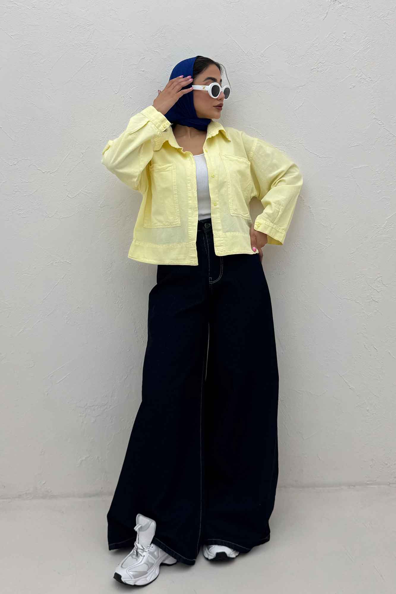 مانتو لینن سه جاف پهن TR