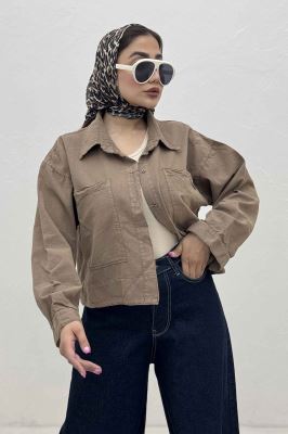 مانتو لینن سه جاف پهن TR