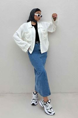 مانتو سیلک پایین هلال TR (کوتاه)