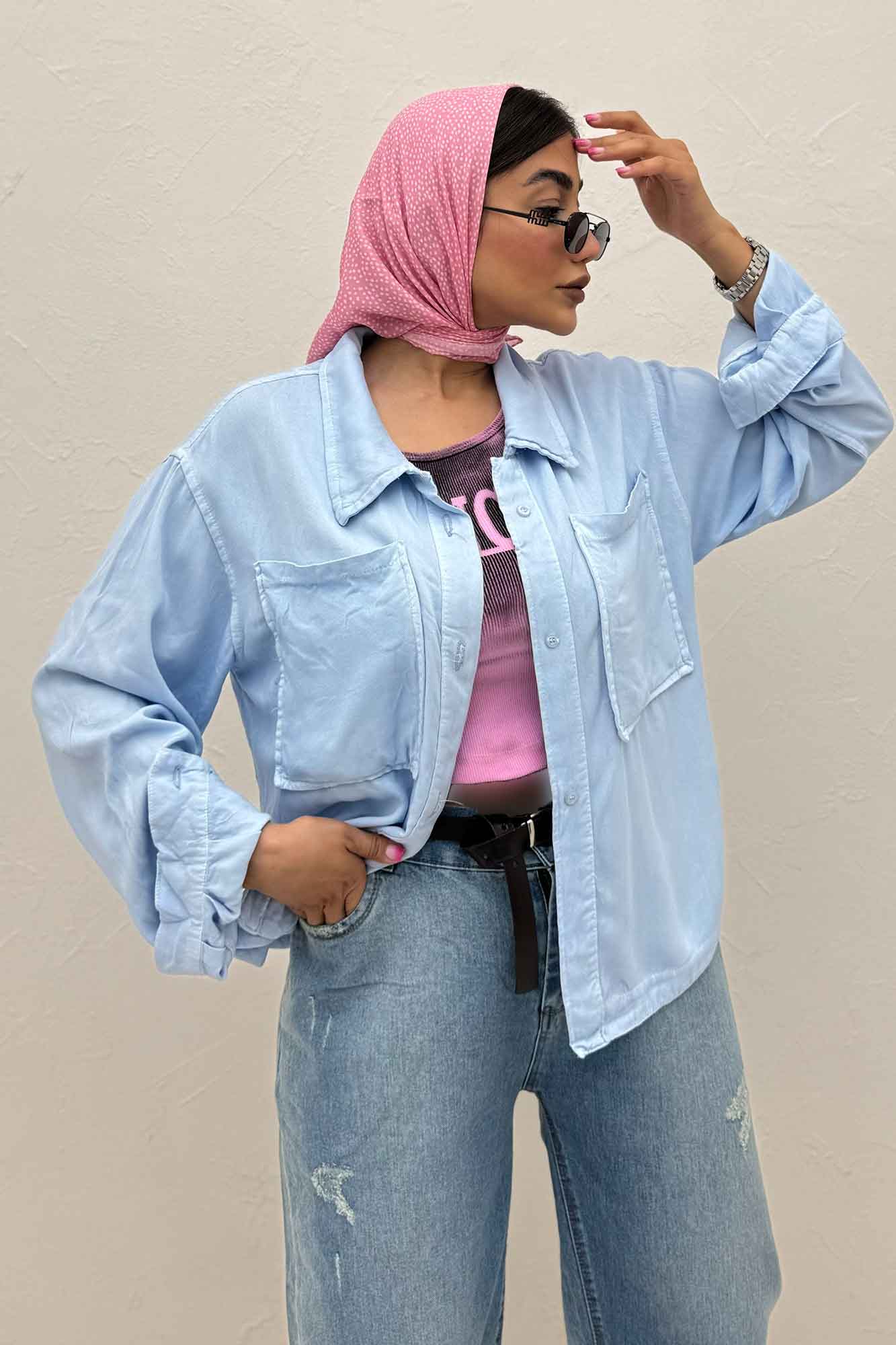 مانتو سیلک پایین هلال TR (کوتاه)