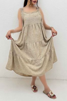 پیراهن پیش بندی شانتون زارا 