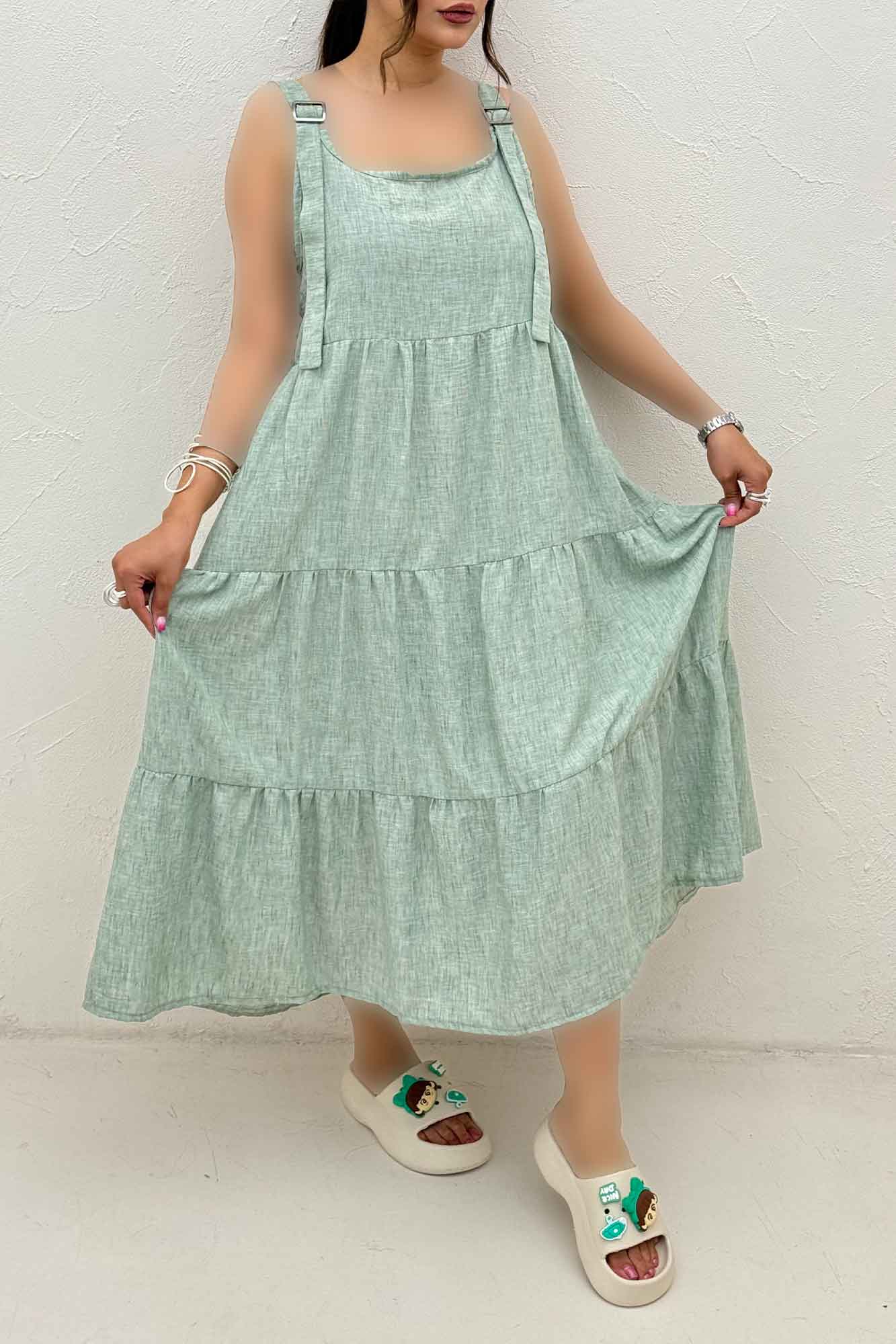 پیراهن پیش بندی شانتون زارا 