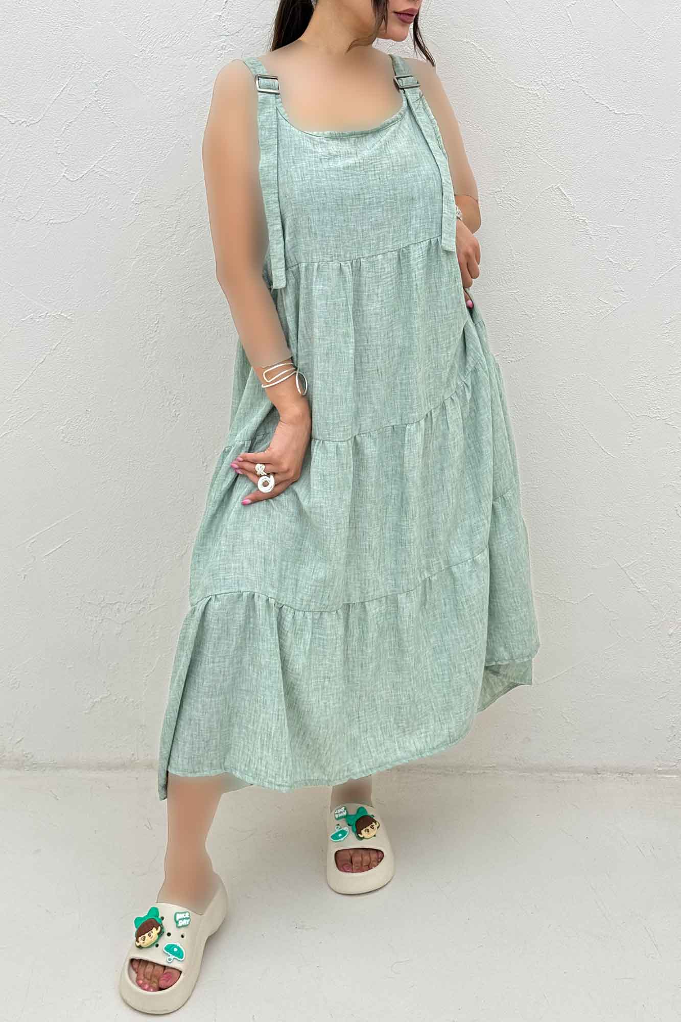 پیراهن پیش بندی شانتون زارا 