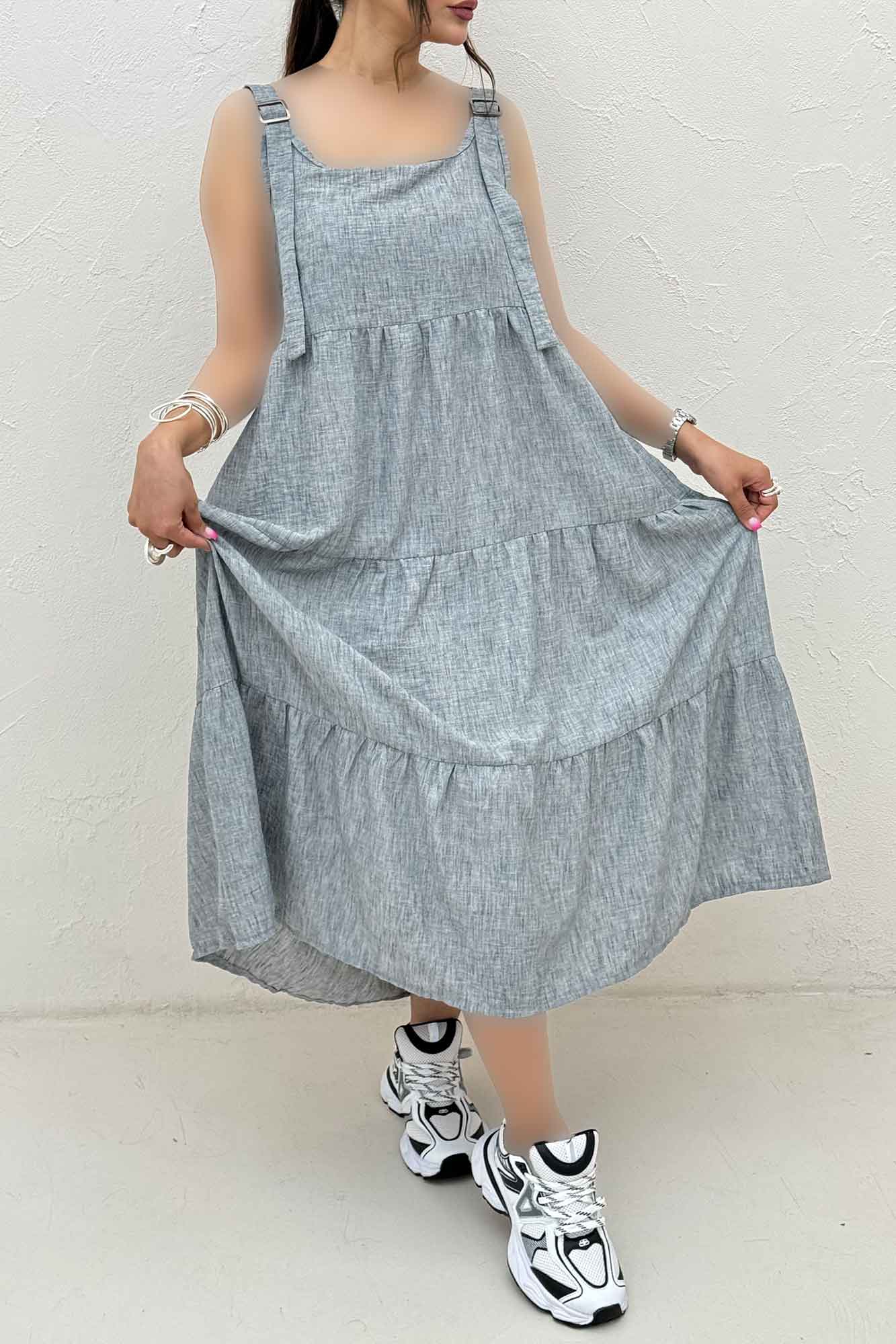 پیراهن پیش بندی شانتون زارا 