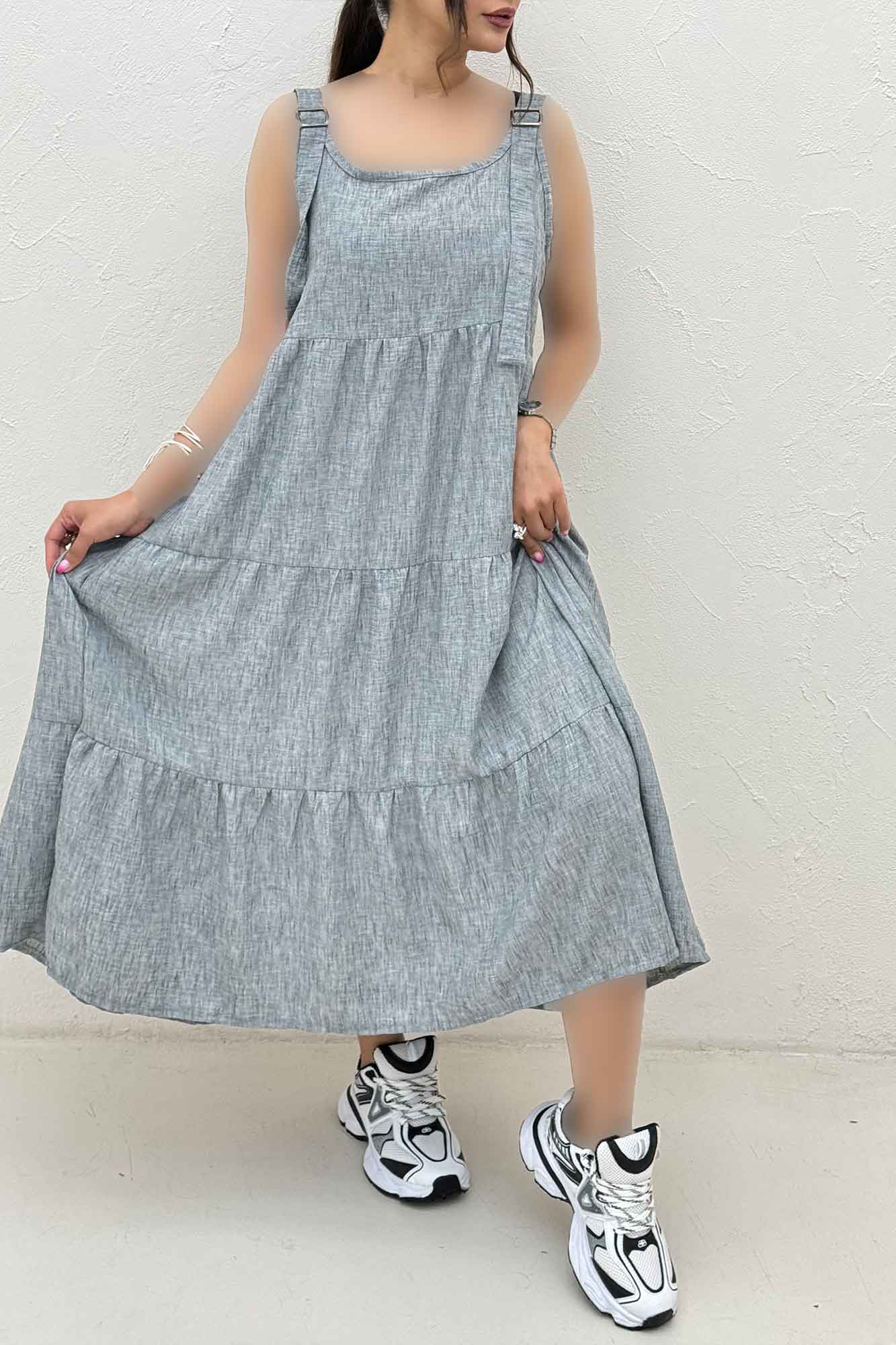 پیراهن پیش بندی شانتون زارا 