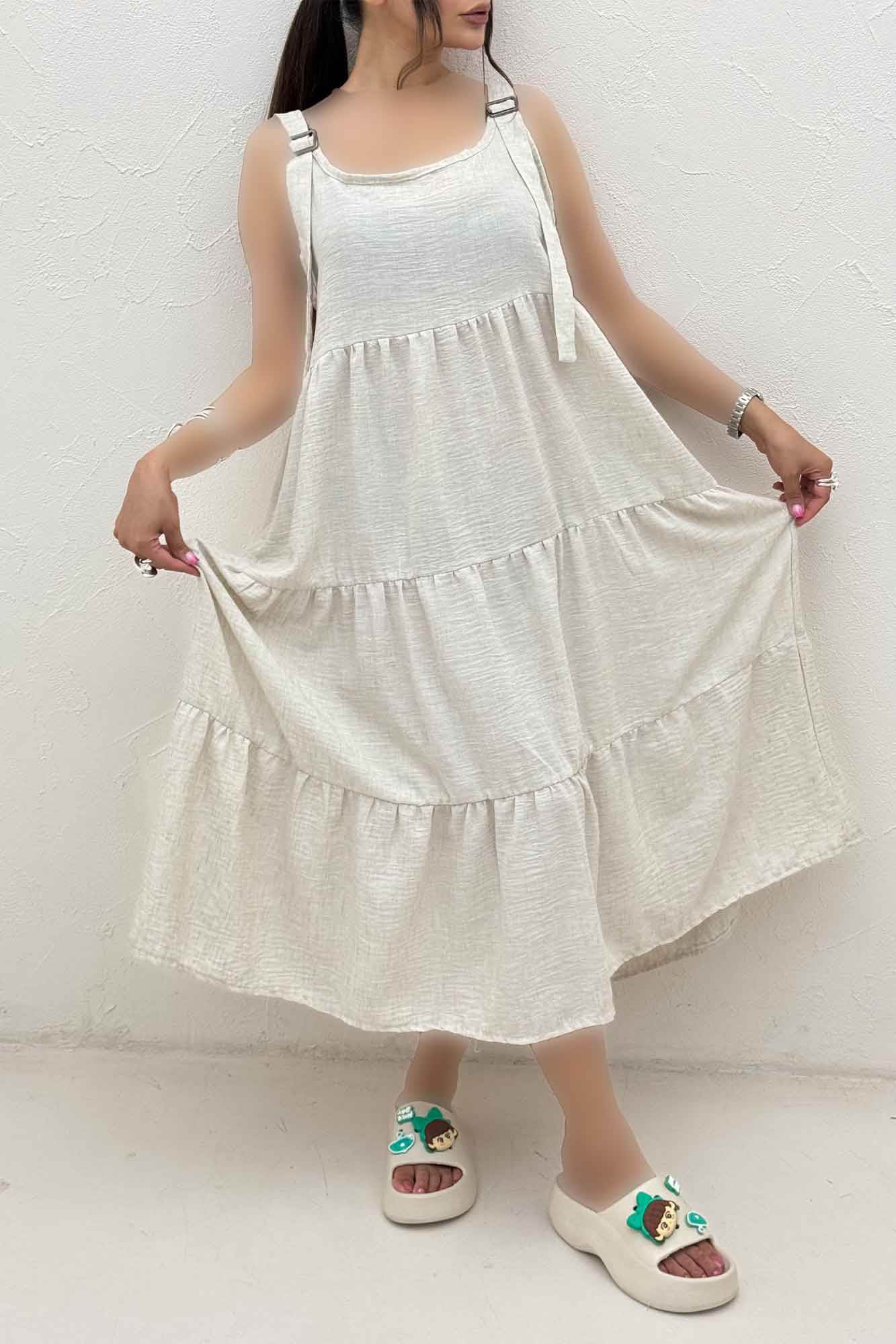 پیراهن پیش بندی شانتون زارا 