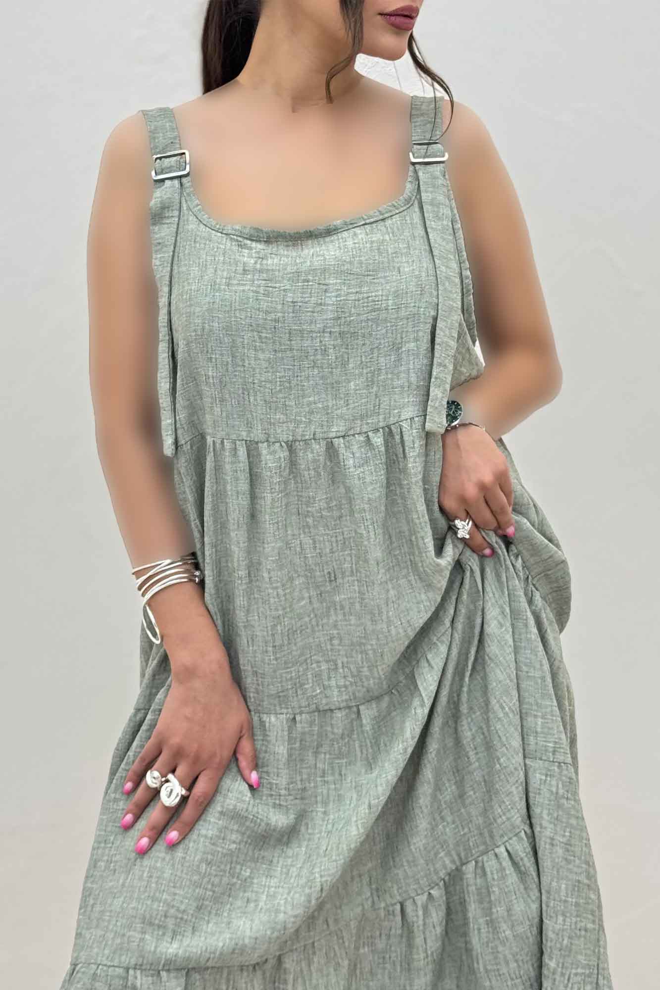 پیراهن پیش بندی شانتون زارا 