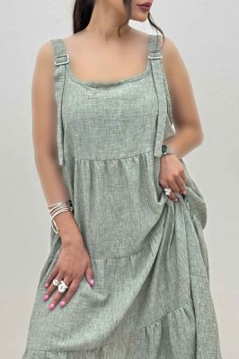 پیراهن پیش بندی شانتون زارا 