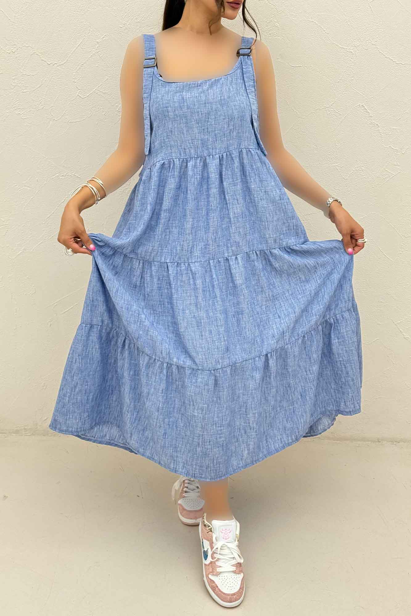 پیراهن پیش بندی شانتون زارا 