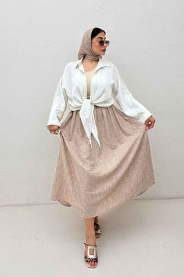 شومیز پایین گره parry راه راه