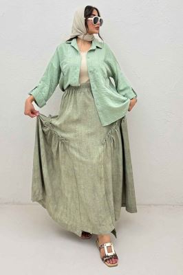 شومیز مانتویی parry آستین پاگن