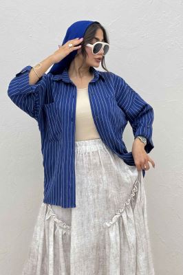 شومیز مانتویی parry آستین پاگن