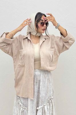 شومیز مانتویی parry آستین پاگن