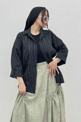 شومیز مانتویی parry آستین پاگن