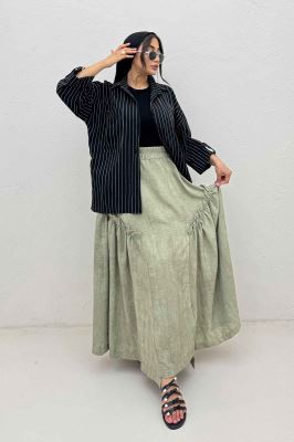 شومیز مانتویی parry آستین پاگن