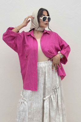 شومیز مانتویی parry آستین پاگن