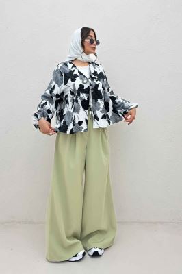 مانتو ونوس برگینه جلو پیله تک بند