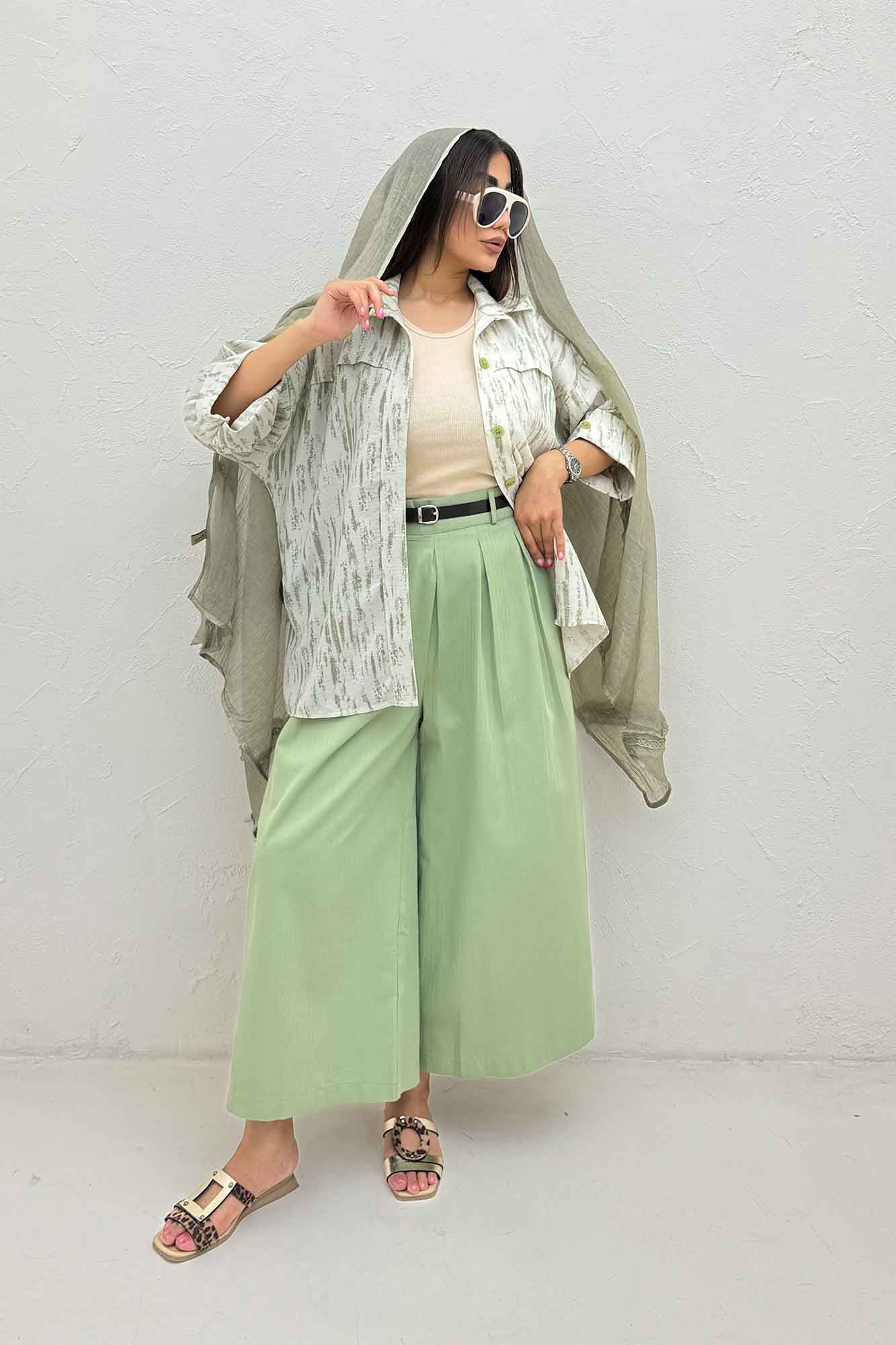 مانتو پرینتی یراقدار مچ پاکتی کد5