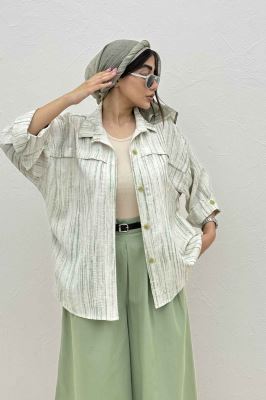 مانتو پرینتی یراقدار مچ پاکتی کد6