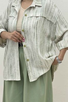 مانتو پرینتی یراقدار مچ پاکتی کد6