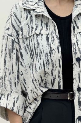 مانتو پرینتی یراقدار مچ پاکتی کد5