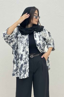 مانتو پرینتی یراقدار مچ پاکتی کد3