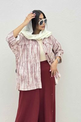 مانتو پرینتی یراقدار مچ پاکتی کد6