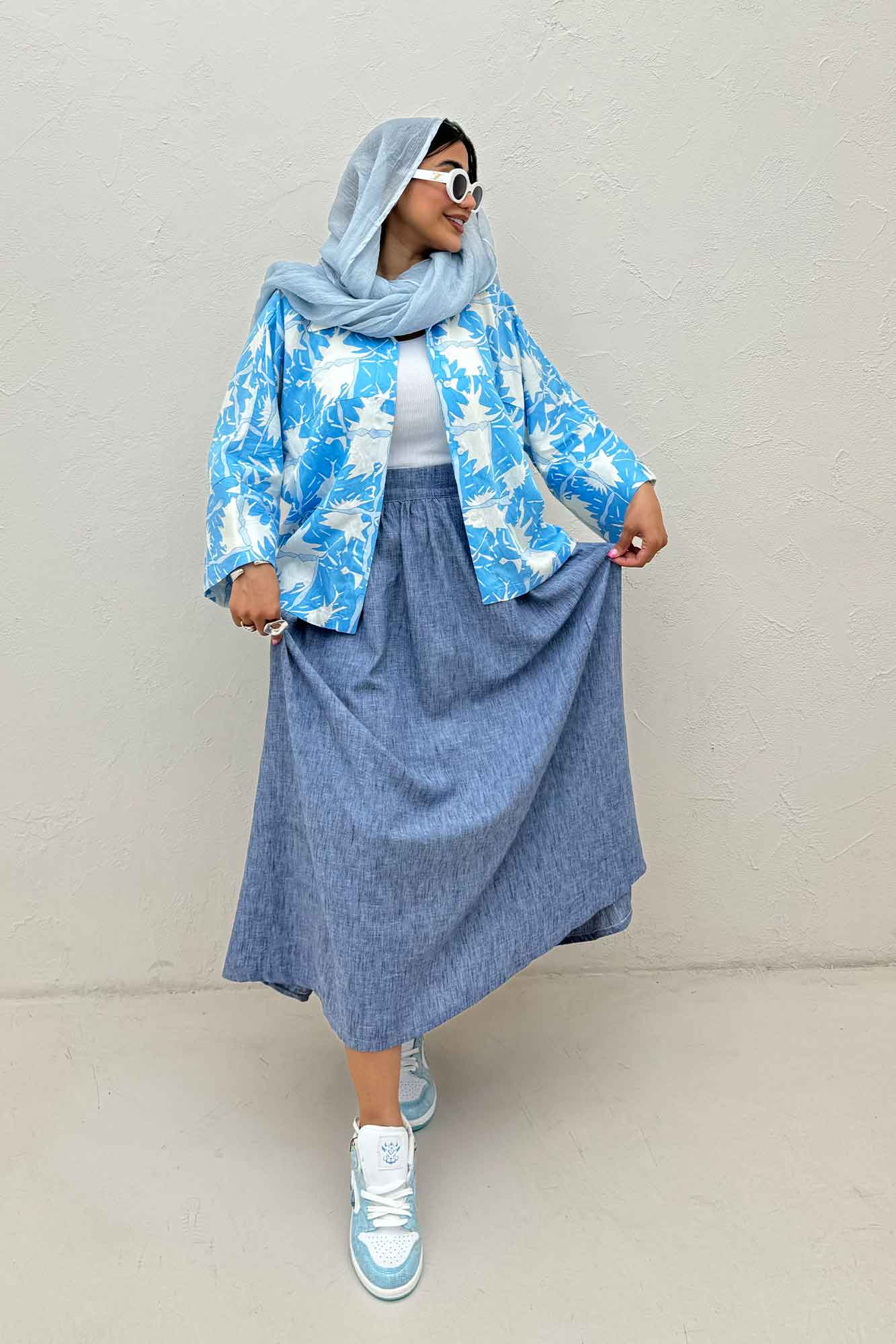 شومیز مانتویی پری کیمونو مچ پهن