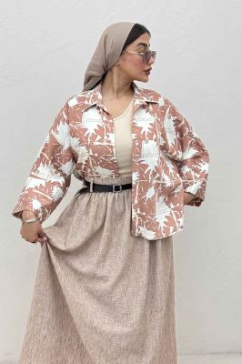 شومیز مانتویی پری کیمونو مچ پهن