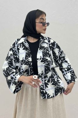 شومیز مانتویی پری کیمونو مچ پهن