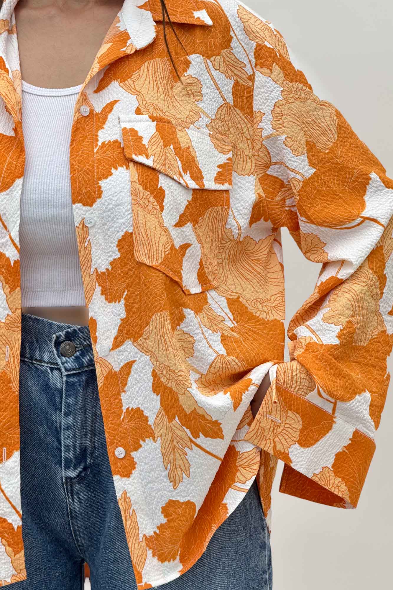 مانتو دو جیب پاکتی ونوس برگینه بغل بند