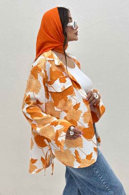 مانتو دو جیب پاکتی ونوس برگینه بغل بند