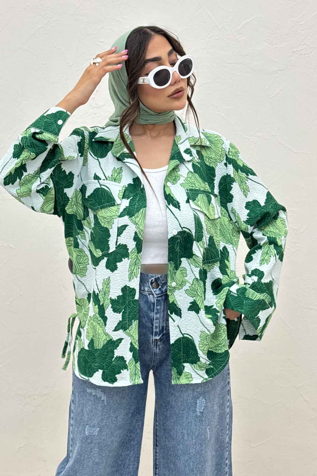 مانتو دو جیب پاکتی ونوس برگینه بغل بند