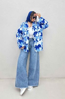 مانتو دو جیب پاکتی ونوس برگینه بغل بند